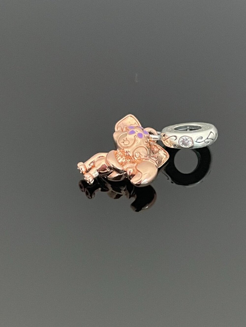 PANDORA Disney Hkdl - Linabell Charm Rose Gold-Plated silver Charm - Picture 3 of 8